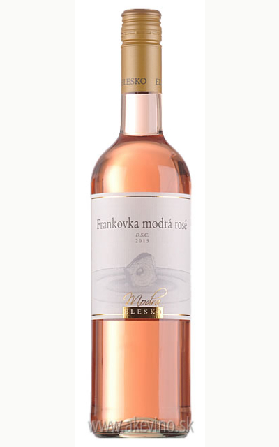 Elesko Frankovka modrá rosé 2015 akostné odrodové polosladké