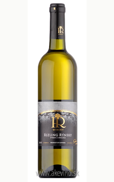 HR Winery Rizling rýnsky 2015 výber z hrozna polosladké