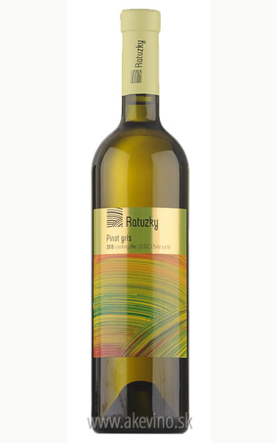 Víno Ratuzky Pinot Gris 2015 neskorý zber