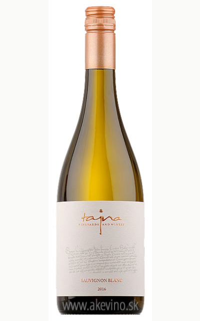 Víno Tajna Sauvignon blanc 2016 polosuché