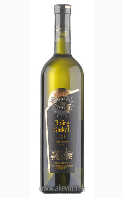 Vinovin Rizling rýnsky 1 2015 výber z hrozna