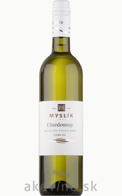 Myslík Winery Chardonnay 2022 polosladké