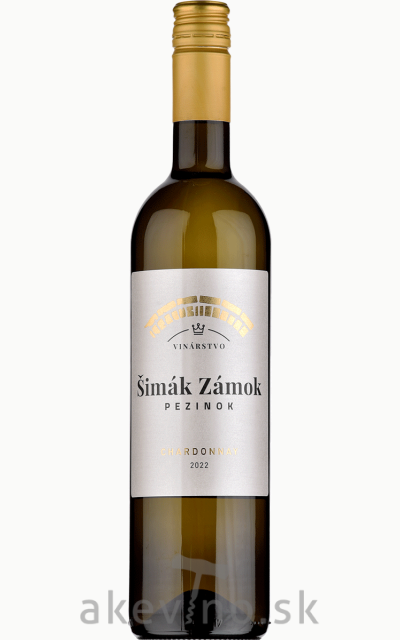 Šimák Zámok Pezinok Chardonnay 2022 akostné odrodové