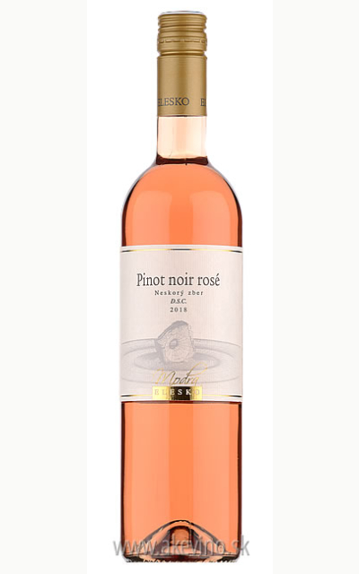 Elesko Pinot Noir rosé 2018 neskorý zber