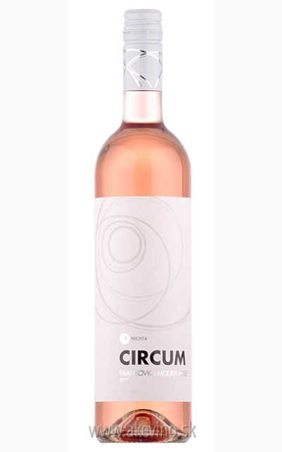 Víno Nichta CIRCUM Frankovka modrá rosé 2017 akostné odrodové polosladké