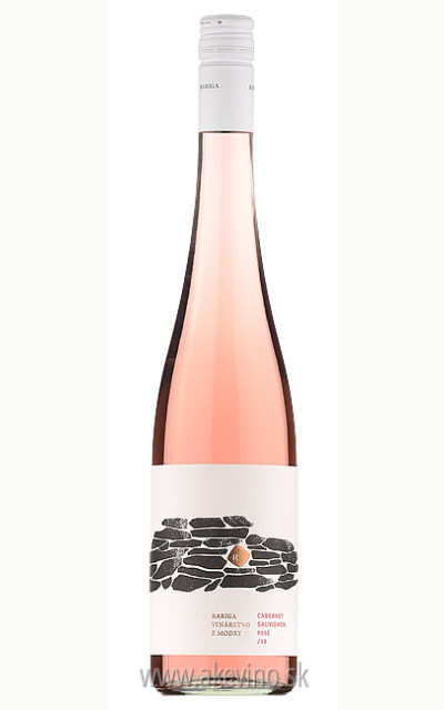 Víno Rariga Cabernet Sauvignon rosé 2018 akostné odrodové polosuché