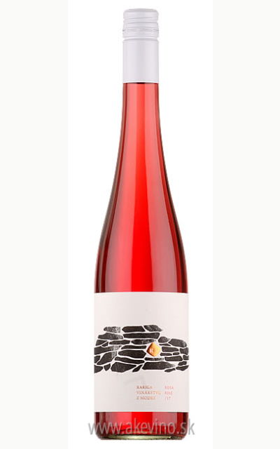 Víno Rariga Rosa rosé 2017 akostné odrodové polosladké