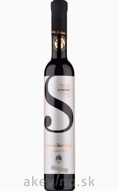 Chateau Topoľčianky Alibernet 2021 slamové víno sladké 0.375l