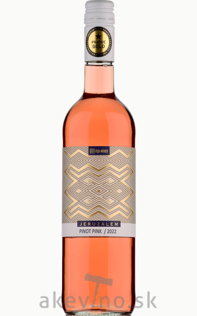 Repa Winery Jeruzalem Pinot Pink rosé 2022 akostné odrodové polosuché