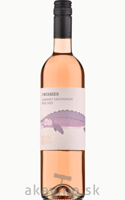 Világi Winery 3WISHES Cabernet sauvignon rosé 2023 akostné odrodové polosuché