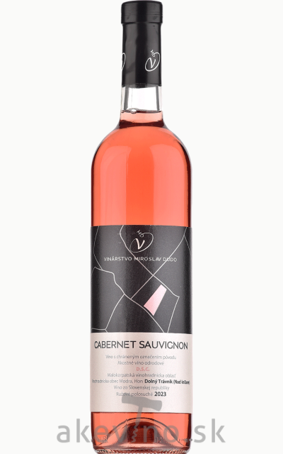 Víno Dudo Cabernet Sauvignon rosé 2023 akostné odrodové polosuché
