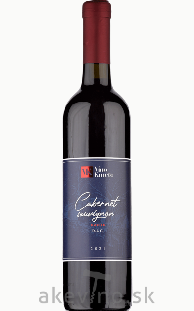 Víno Kmeťo Cabernet sauvignon 2021 akostné odrodové