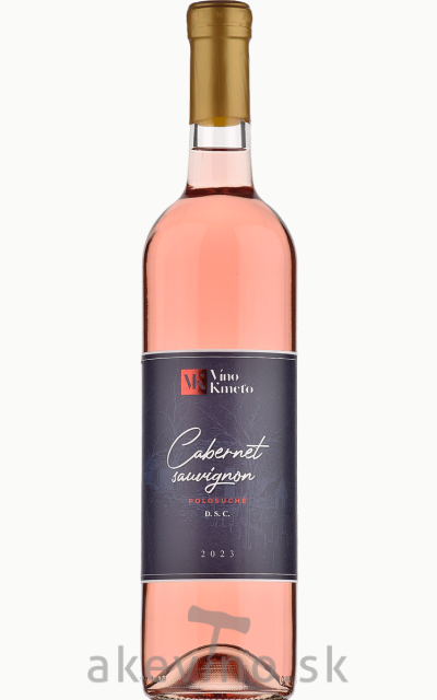 Víno Kmeťo Cabernet sauvignon rosé 2023 akostné odrodové polosuché
